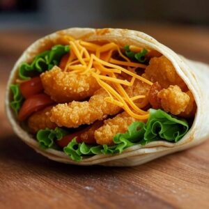 Crispy Chicken Wrap with Sweet Chili Sauce (Copy) (Copy) (Copy)